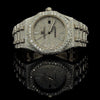 Moissanite Watch Iced Out Luxury Silver Automatic Timepiece
