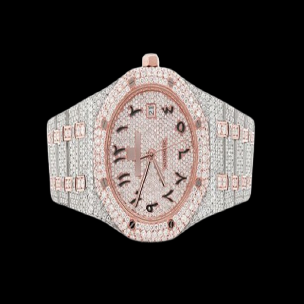 moissanite watch
diamond watch
iced out men's watch
Arabic numerals watch
rose gold moissanite watch
luxury automatic timepiece