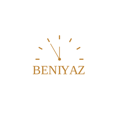 Gold BENIYAZ logo – Premium manufacturer of Moissanite, Lab-Grown & Natural Diamond Jewelry and Watches in Silver & Gold