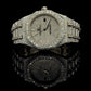 Moissanite Watch Iced Out Luxury Silver Automatic Timepiece